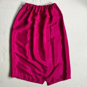Handmade magenta midi skirt